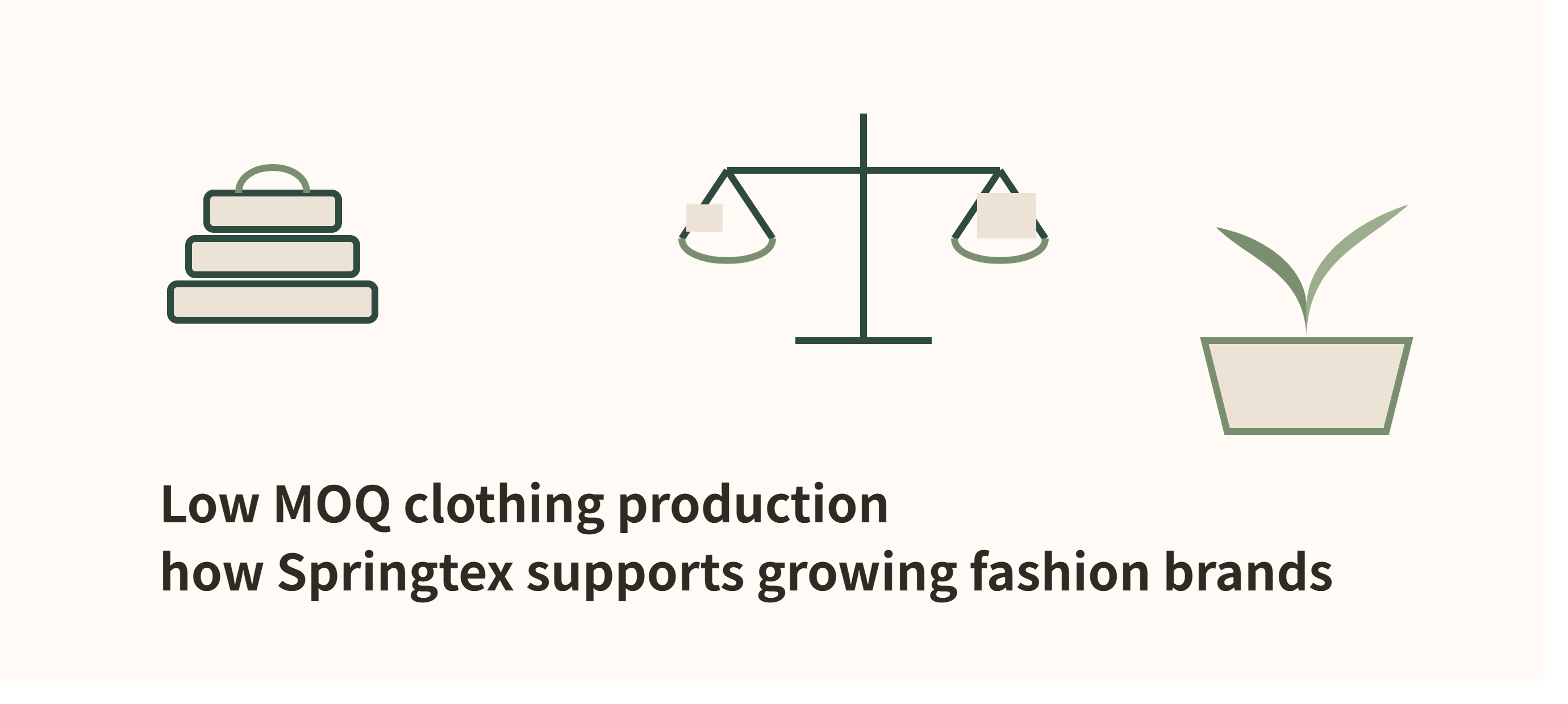 Low MOQ Clothing Production: How Springtex Supports Growing Fashion Brands