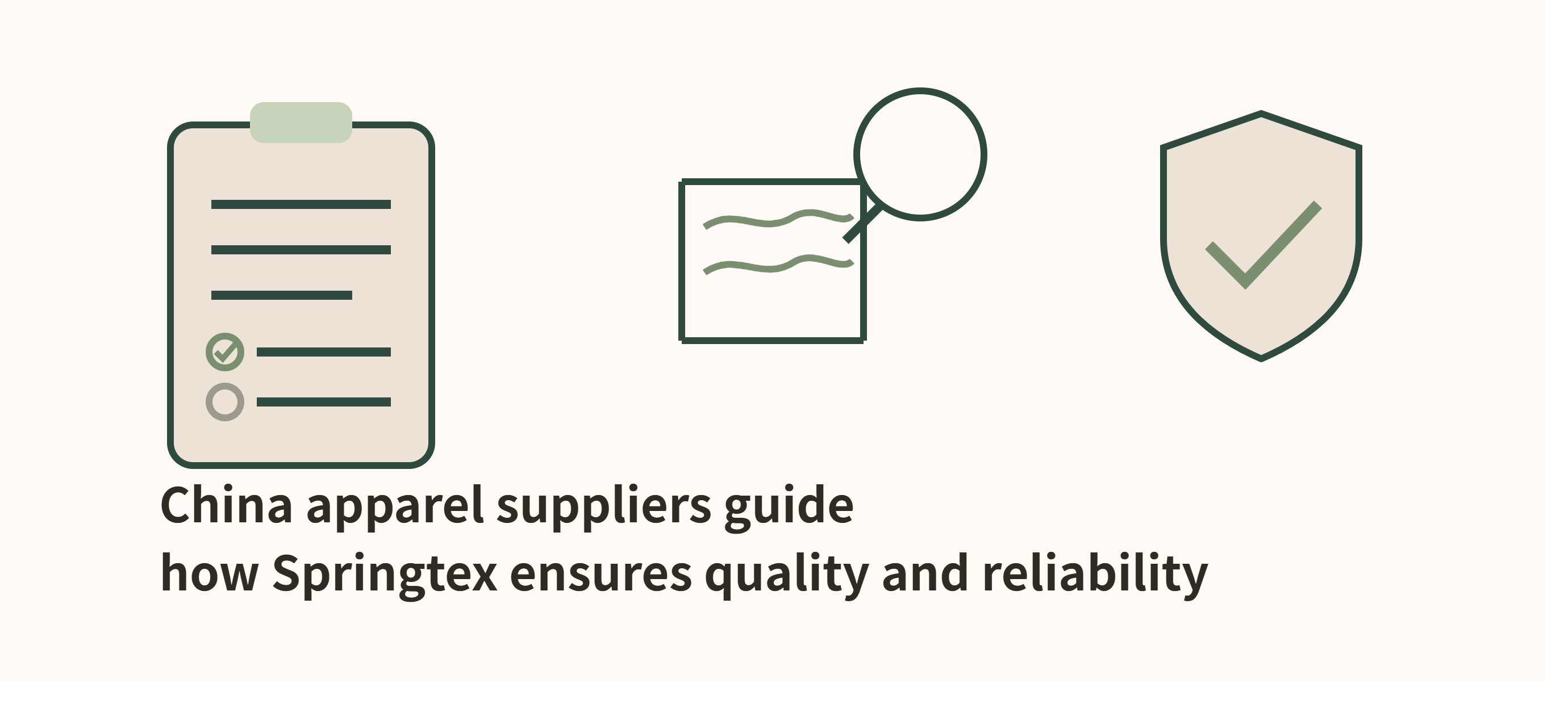 China Apparel Suppliers Guide: How Springtex Ensures Quality and Reliability